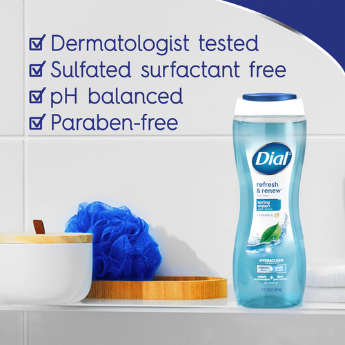 Gel De Baño Dial Refresh & Renew Spring Water 946 Ml