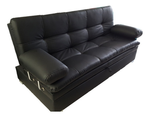 Sofa Cama Baúl Multifuncional Colchoneta Click 3 Posiciones