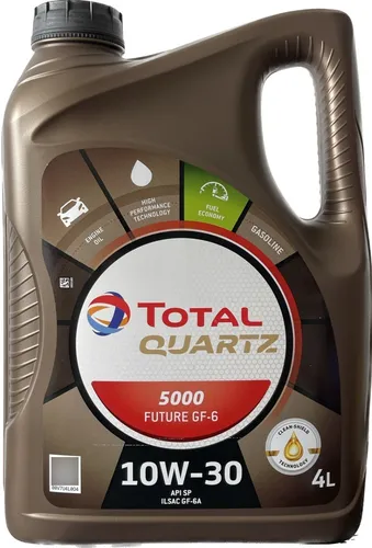 Aceite Motor Total Quartz 5000 Future 20w50 4 + 1 Litros