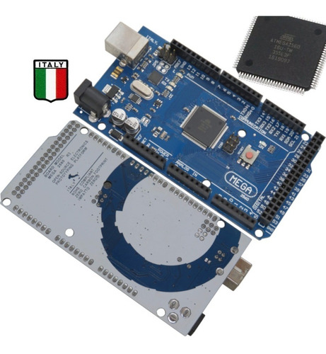 Placa Italy Para Arduino Mega 2560 R3 Atmega2560-16u