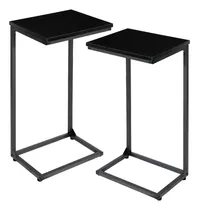 Comprar Mesas Auxiliares Forma De C, Juego De 2, Mesas De Bande...
