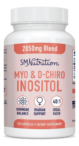 Myo Inositol & D-chiro 2050mg Equilibrio Hormonal Americano Sabor Sin Sabor