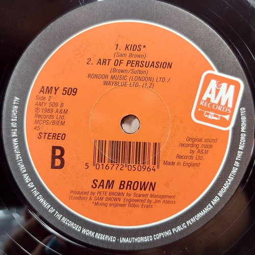 Vinil Lp Sam Brown Can Get A Witness