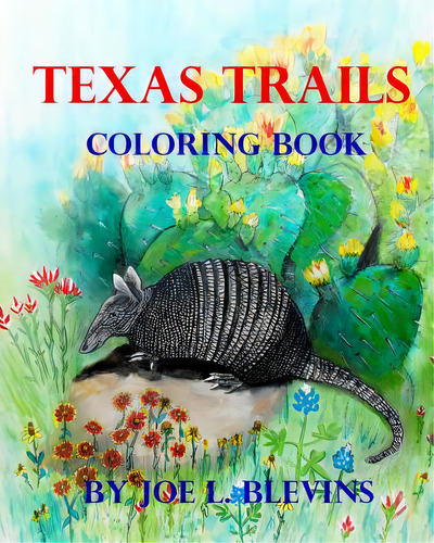 Texas Trails Coloring Book: The Coloring Book Of Texas, De Blevins, Joe L.. Editorial Createspace, Tapa Blanda En Inglés