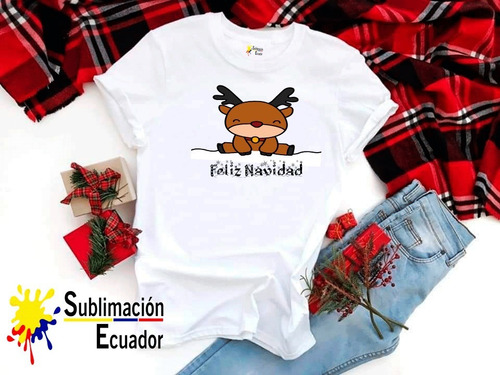 Imagen 5 de 6 de Camisetas Navideñas Totalmente Personalizadas.