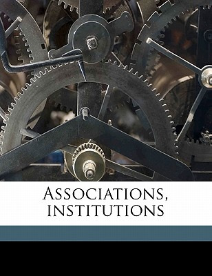 Libro Associations, Institutions - Pan-american Scientifi...