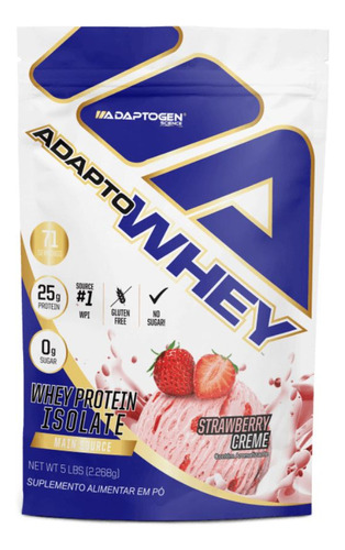 Adapto Whey 3w (2,26kg) Strawberry Creme Adaptogen