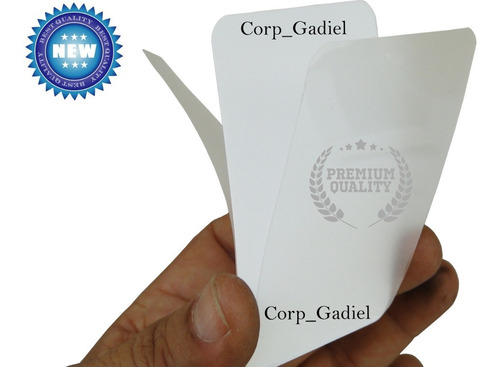 Paquete De 100 Laminas Credicard 3 Partes Para Carnets.-
