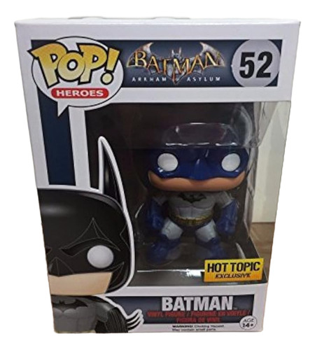 Figura Funko Pop Batman Arkham Asylum Vinilo Azul Exclusiva