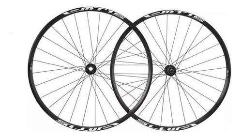 Par De Rodas Shimano Mt-15 Aro 27.5 Eixo Normal 9/10v. 28 F. Cor Preto