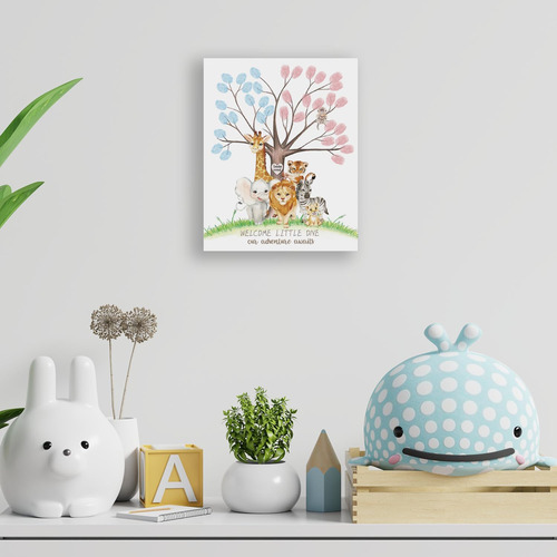 Signo De Árbol De Huellas Digitales De Fiesta De Género De Z
