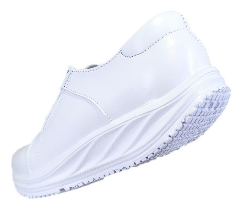 Zapatos Blanco Piel Antifatiga 9704 Enfermera,dentista,chef