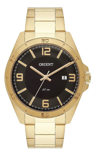 Relógio Masculino Orient Dourado Banhado Ouro Mgss1196-g2kx