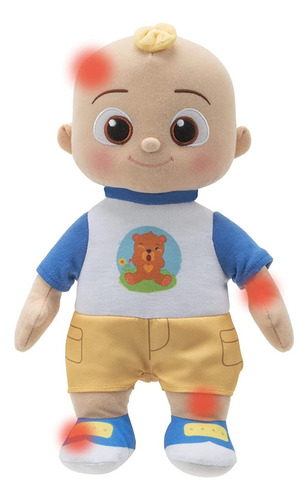 Cocomelon Boo Boo Jj Deluxe - Incluye Bolsa De Chequeo Méd. Color Característica Felpa