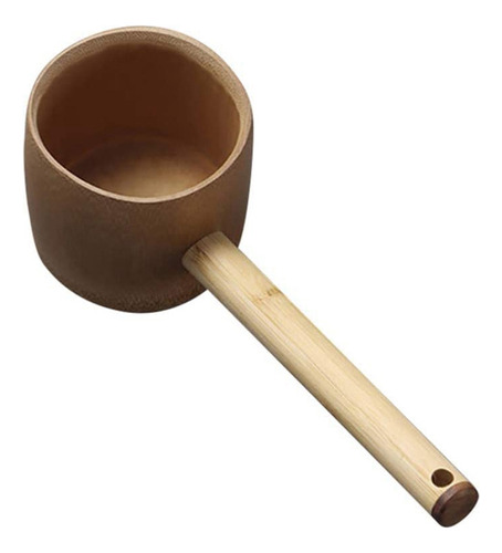 Cucharón De Agua De Bambú Para Té, Cazo De Baño, Cucharón Pa