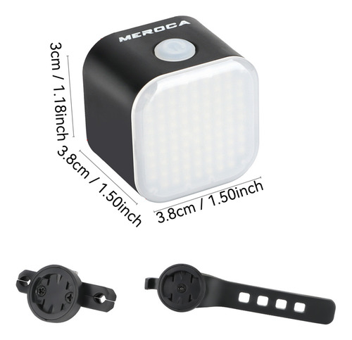 Luz Trasera De Bicicleta Inteligente,sensor De Freno, Airtag