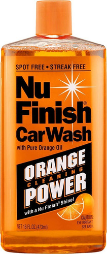 Nu Finish Shampoo Auto 473ml #1 Usa C/ Abrillantador 