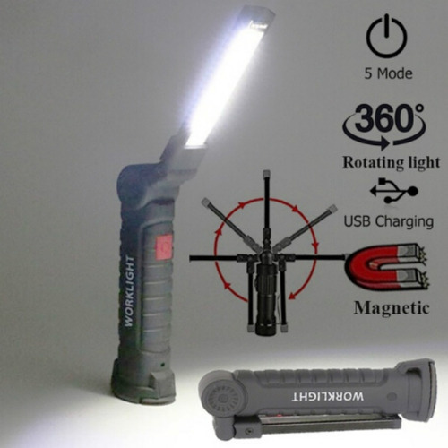 Inspección De Lámparas De Emergencia Plegables Led Cob Multi