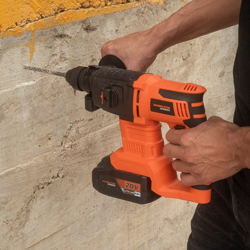 Rotomartillo electroneumático Hamilton Ultimate ULT130 inalámbrico naranja frecuencia de 50Hz con 20W de potencia 220V-240V