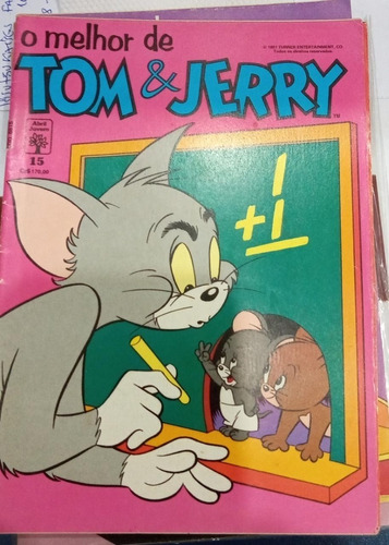 O Melhor De Tom & Jerry Nº 15 Editora Abril Formatinho Hq 