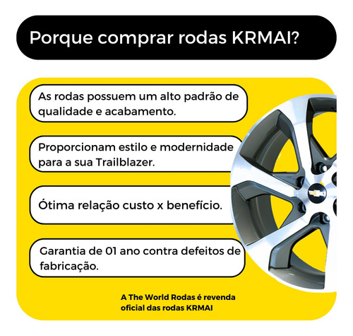 Rodas Trailblazer | Grafite Diamantada | Aro 22 | Pick-up