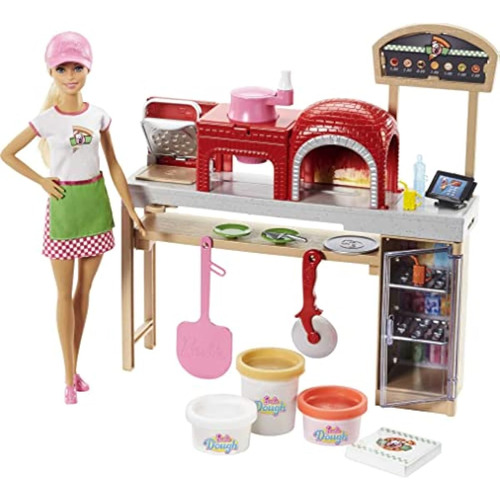 Barbie Muñeca Y Juego De Pizza Chef, Horno De