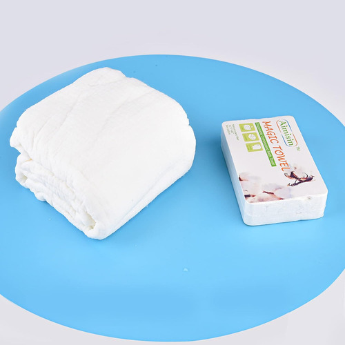 Toallas Comprimidas, Desechables, Suaves Y Duraderas, 100% A