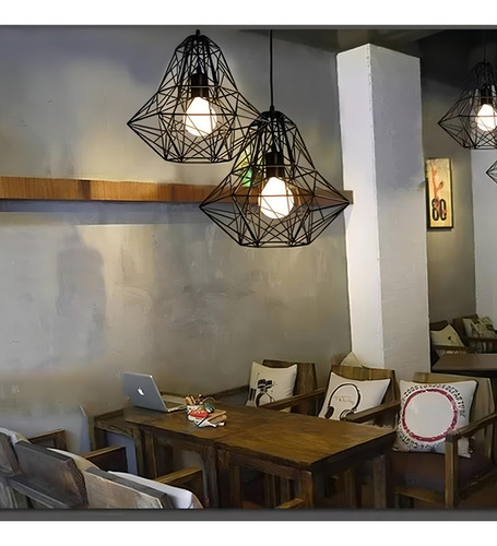 Lustre Pendente Ovni Aramado