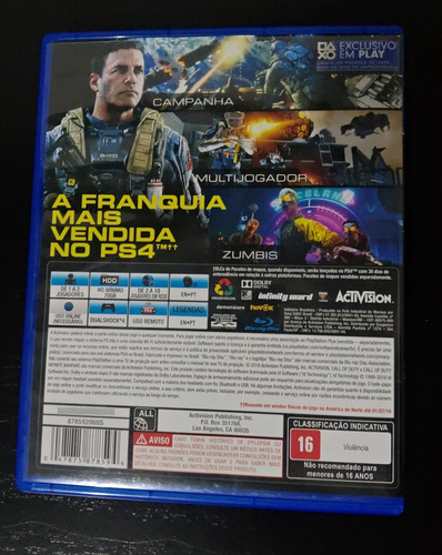 Jogo Call Of Duty Infinite Warfare Ps4 (Usado)