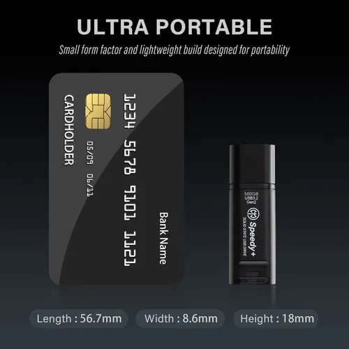 Axe Memory Ssd Portátil 500 Gb Usb 3.2 Gen2