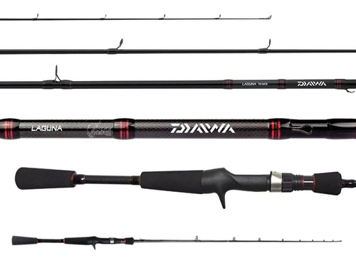 Vara Carretilha Daiwa Laguna 6'6  (1,98m) 10-25 Lb Inteiriça