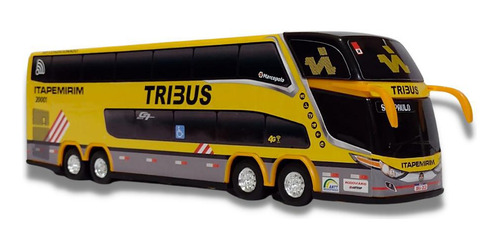 Brinquedo Miniatura Ônibus Itapemirim Tribus 1800 Dd G7