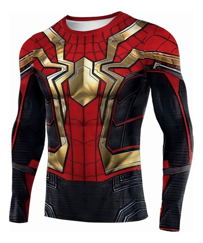 Spiderman Superhéroe Slim Fit Mallas Largas Sudadera