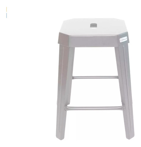 Banqueta Baja Banco Blanco Tromen Runko 48 Cm