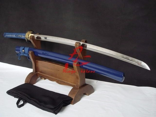 Imagem 2 de 10 de Espada Samurai Katana Com Corte Autêntica Original Afiada