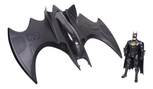 Figura De Acción Dc Comics Vehículo Batwing Con Batman 3
