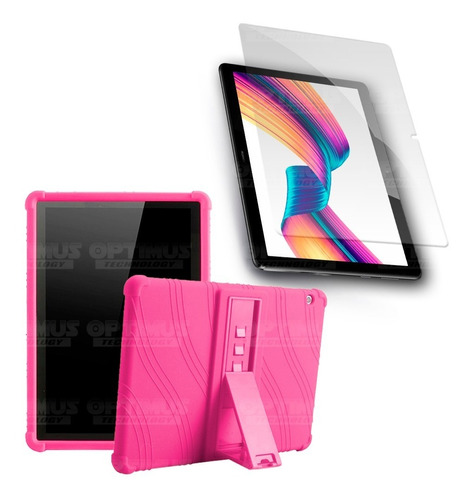 Combo Cristal Protector Vidrio Y Forro Tablet Huawei T3- 10