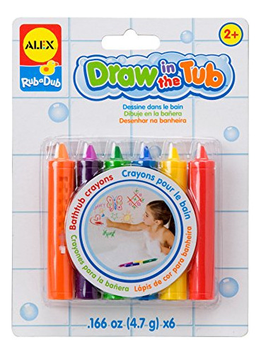 Crayones Acuáticos Para Bañera Alex.