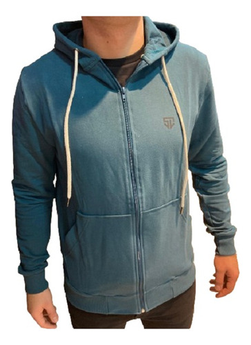 Campera Hombre Algodón Elastizada Basica Santoleon 