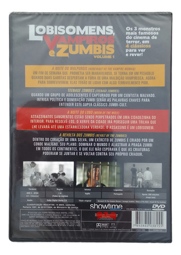 Dvd Lobisomens Vampiros E Zumbis 1 Noite Do Lobo Walpurgis