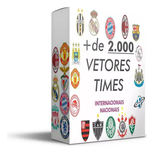 Pack Imagens 2.000 Escudos Times De Futebol Do Mundo Todo | MercadoLivre