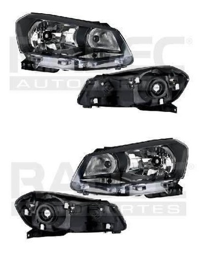 Par Juego Faros Volkswagen Gol 2013 - 2016 Un As Depo Rxc