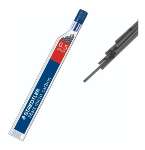 Minas Grafito Staedtler 0.5mm B Tubo X 12