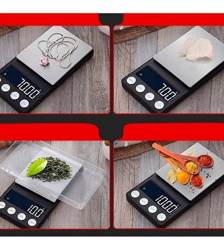 Imagen 8 de 10 de Pesa Digital Gramera Joyeria Y Cocina Mt Desde 0.1g A 500g