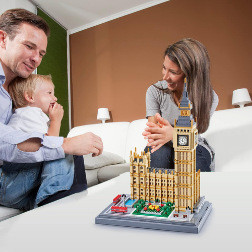 Klmei Real Big Ben Micro Juego De Bloques De Construcción De