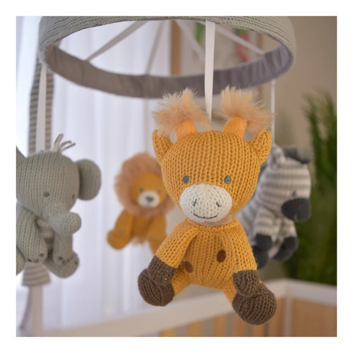Imagen 3 de 5 de Móvil Musical Savanna Babies Living Textiles