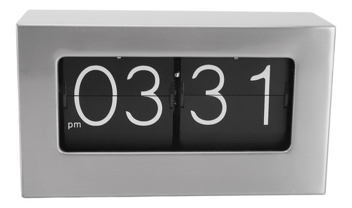 Relógio De Mesa Flip Relógio Giratório Automático 12h