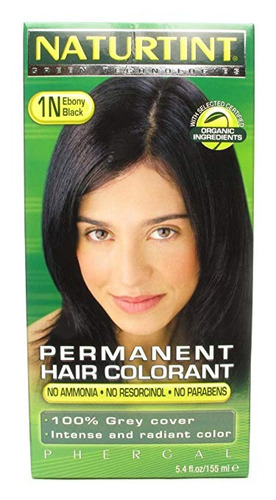 Naturtint Tinte Para El Cabello, 1n, Negro Ebony, 2-pack