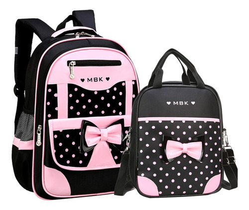 Mochila Para Niñas, Mochila Kawaii Con Forma De Lazo, Mochil