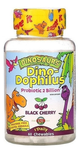 Kal | Dino-dophilus I Probioticos I Niños I 60compmast I Usa